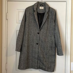 Black and Grey Peacoat